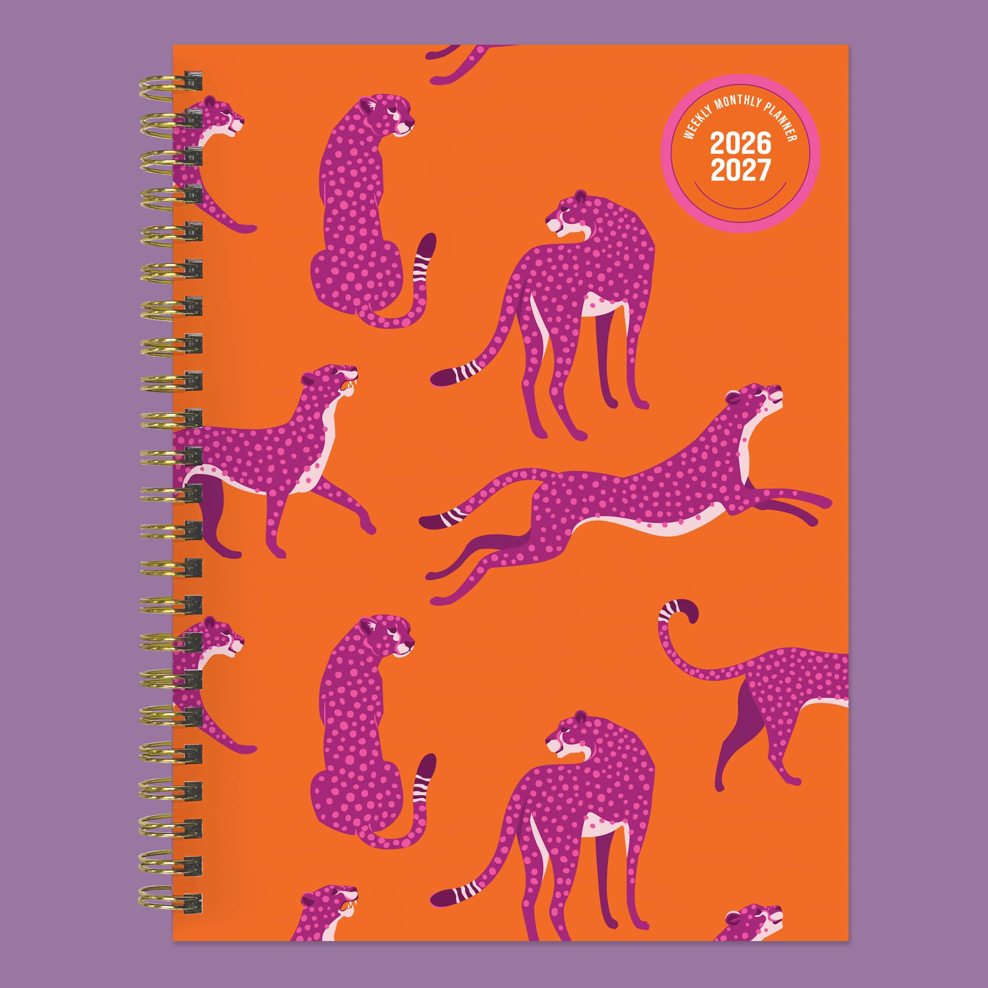 TF Publishing Medium 2026-27 Spicy Cat Weekly Monthly Planner